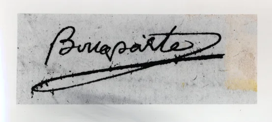 Napoleon Bonapartes signatur (1769-1821)